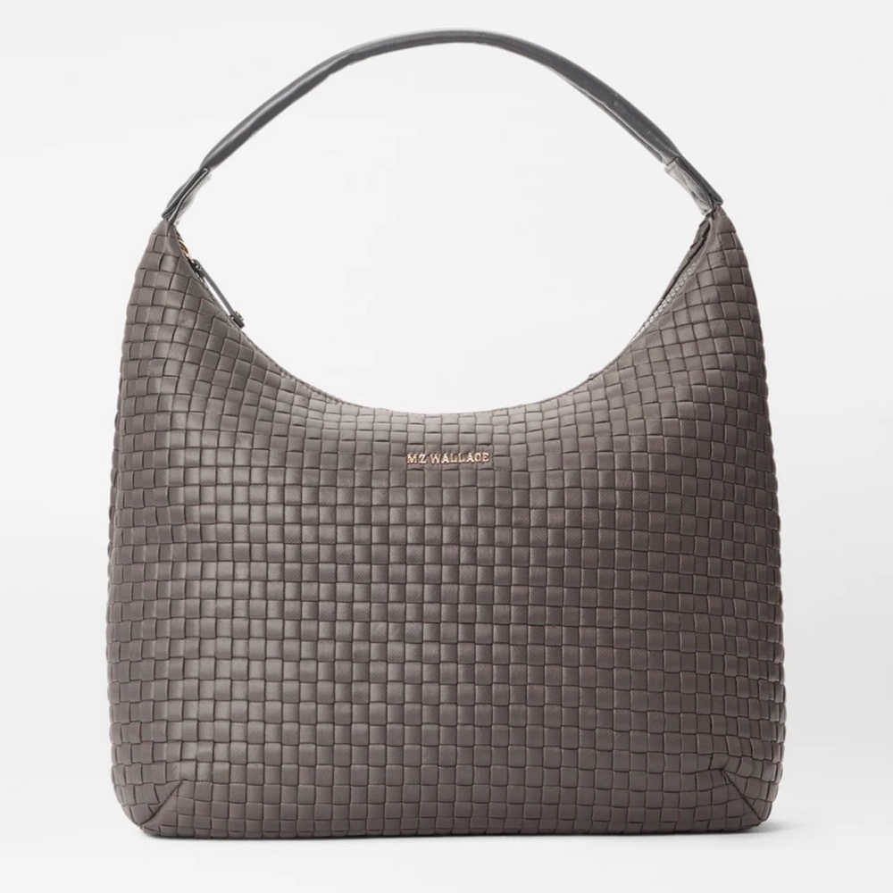 MZ Wallace Woven Large Shoulder in Magnet